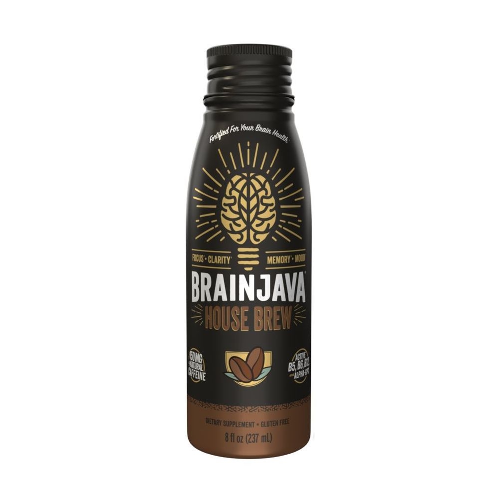 Brainjava House Brew Ready to Drink, 8 Fluid Ounce -- 4 per case