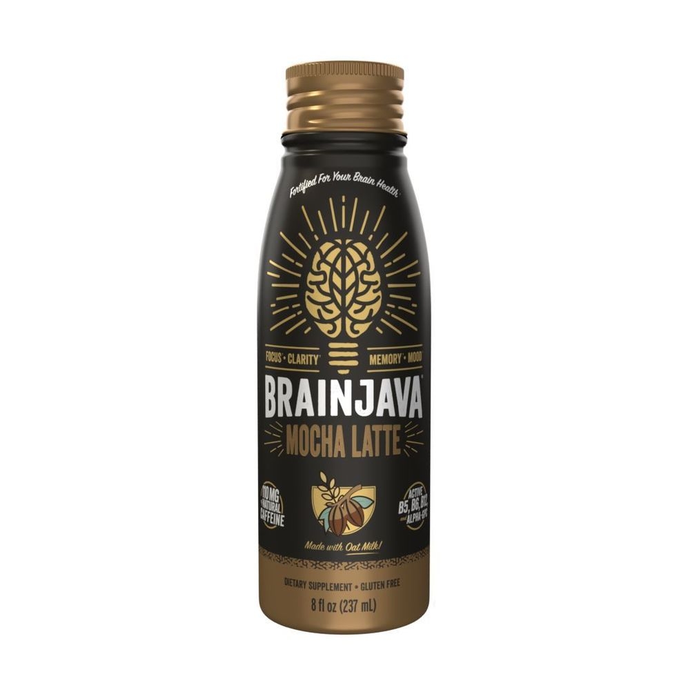 Brainjava Mocha Latte Ready to Drink, 8 Fluid Ounce -- 4 per case