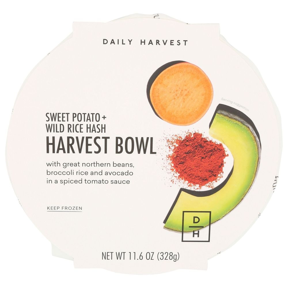 Daily Harvest Sweet Potato Plus Wild Rice Hash Harvest Bowl, 11.6 Ounce -- 8 per case.