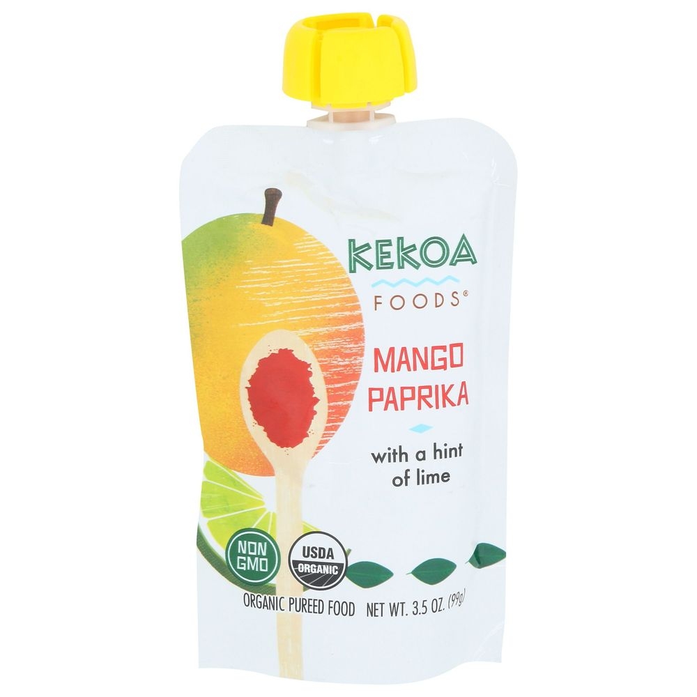 Kekoa Organic Mango Paprika Pureed Baby Food, 3.5 Ounce -- 6 per case