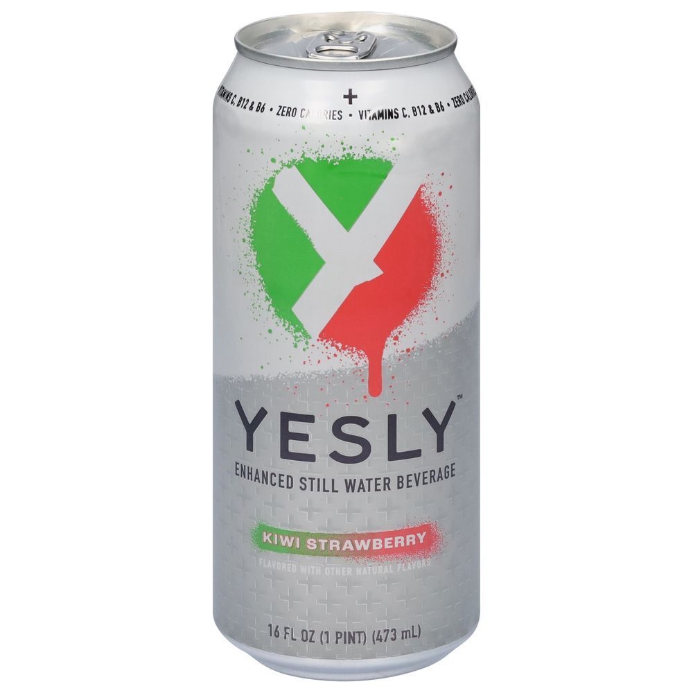 Yesly Kiwi Strawberry Functional Water, 16 Fluid Ounce -- 12 per case