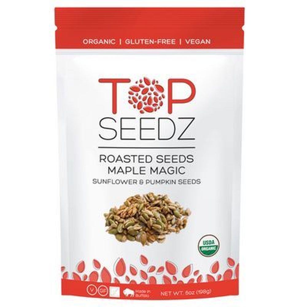 Top Seedz Organic Maple Magic Roasted Seeds, 6 Ounce -- 12 per case
