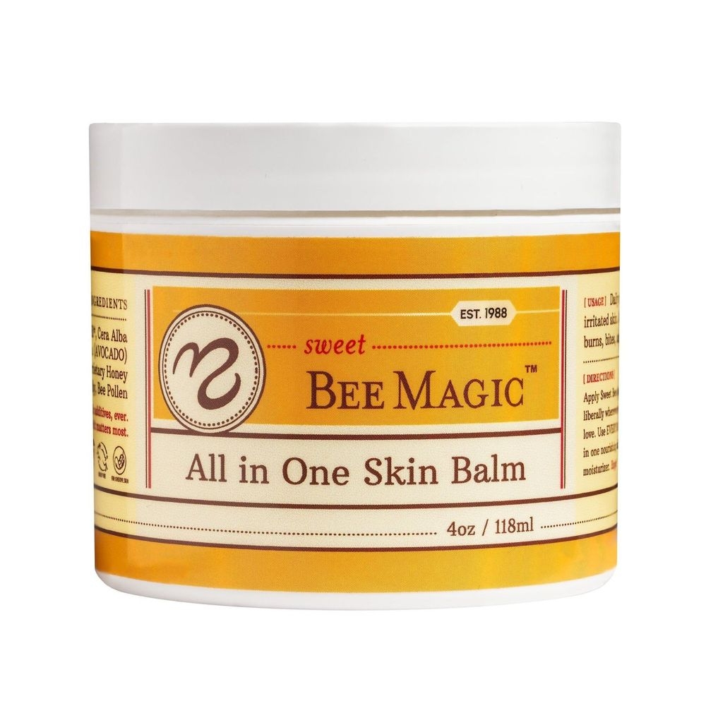 Sweet Bee Magic Organic All In One Healing Skin Cream, 4 Ounce