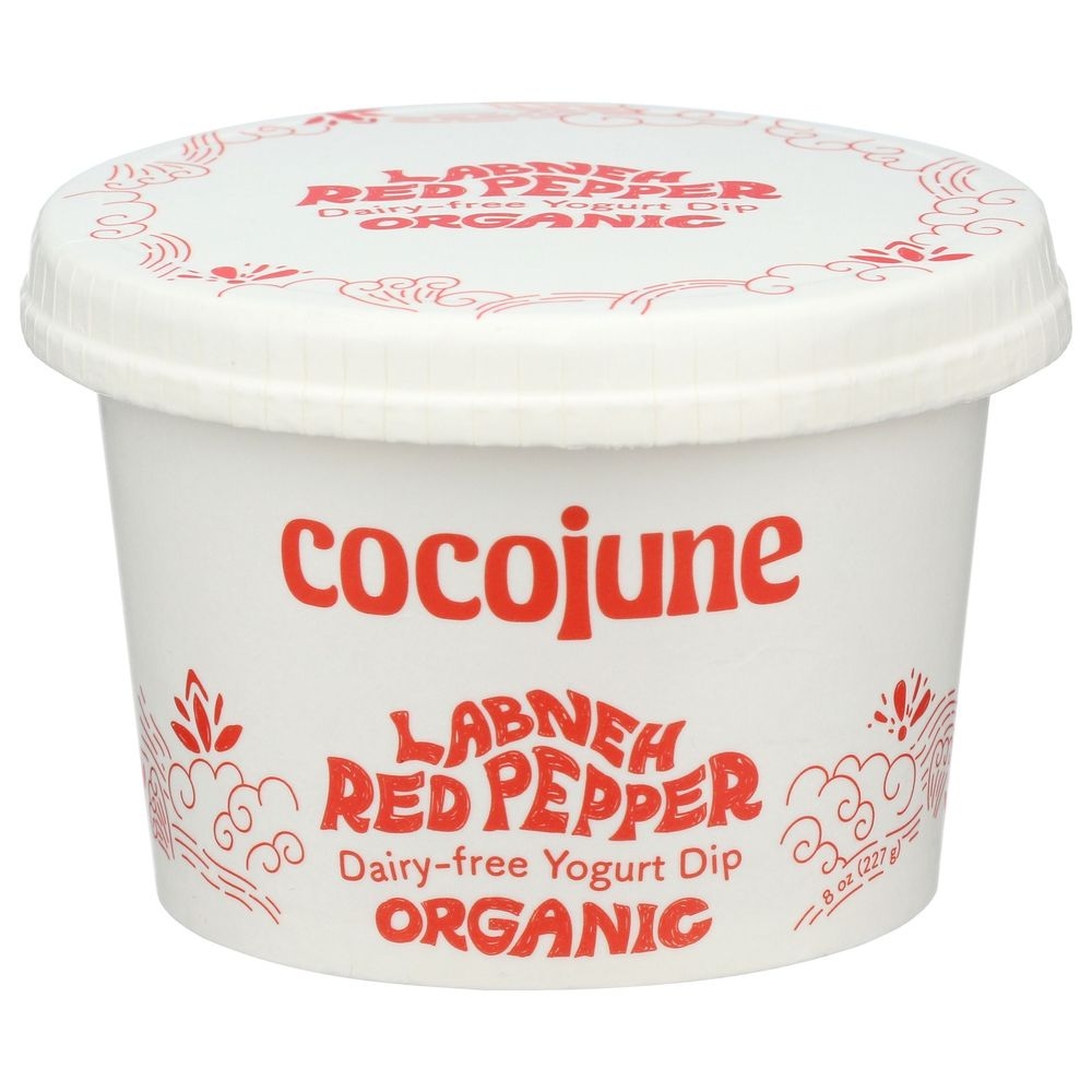 Cocojune Organic Labneh Red Pepper Dairy Free Yogurt Dip, 8 Ounce -- 8 per case