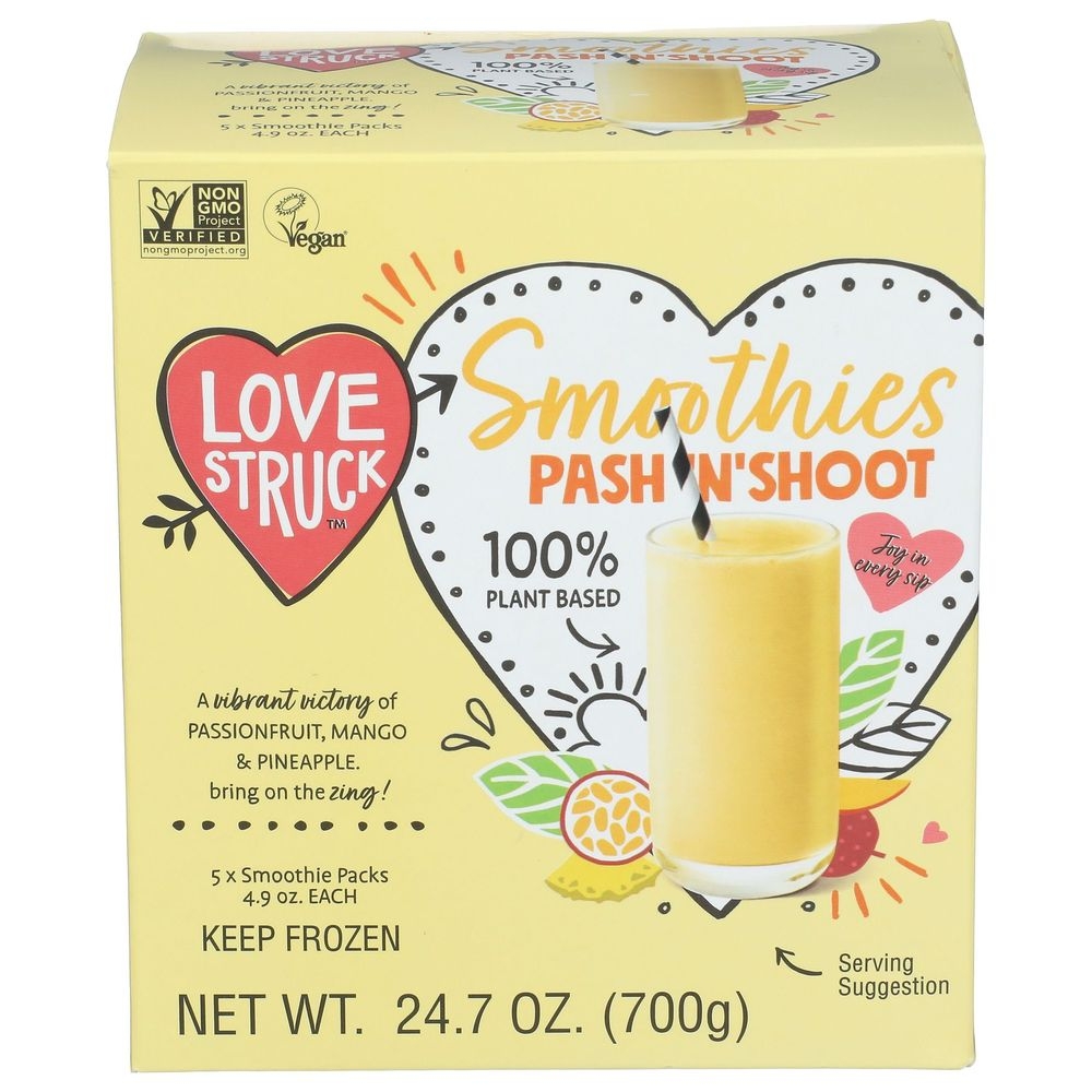 Love Struck Pash N Shot Smoothie Mix, 24.7 Ounce -- 6 per case