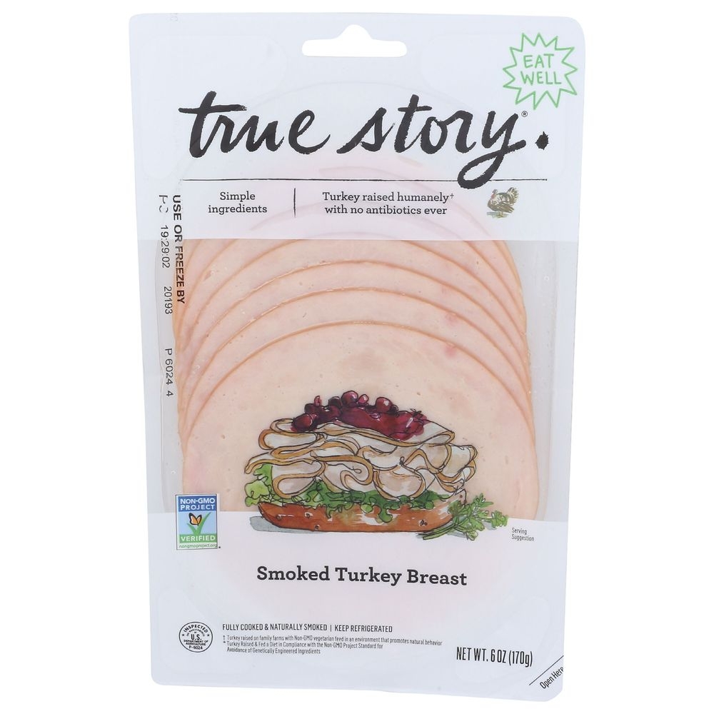 True Story Smoked Turkey Breast, 6 Ounce -- 12 per case