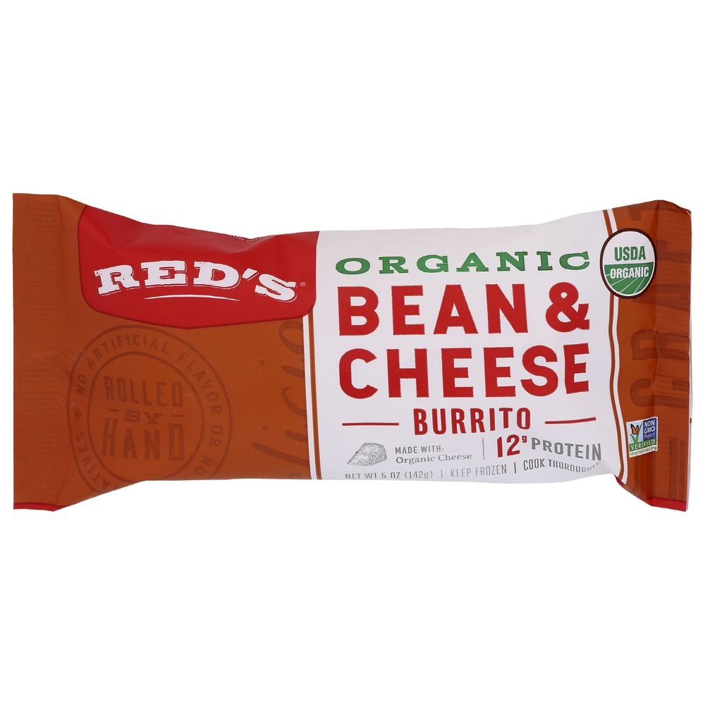 Reds Organic Bean and Cheese Burrito, 5 Ounce -- 12 per case