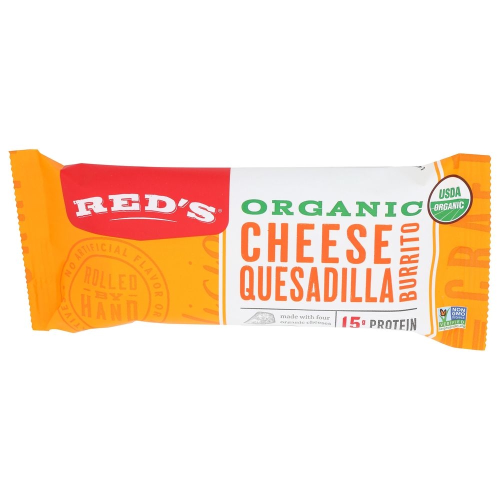 Reds Organic Cheese Quesadilla Burrito, 4.5 Ounce -- 12 per case