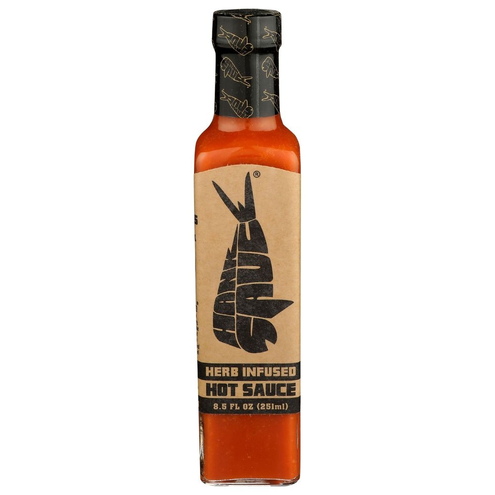 Hank Sauce Herb Infused Hot Sauce, 8.5 Fluid Ounce -- 6 per case