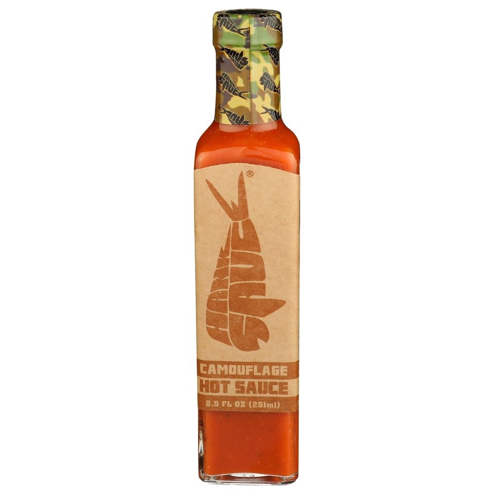 Hank Sauce Camouflage Hot Sauce, 8.5 Fluid Ounce -- 6 per case