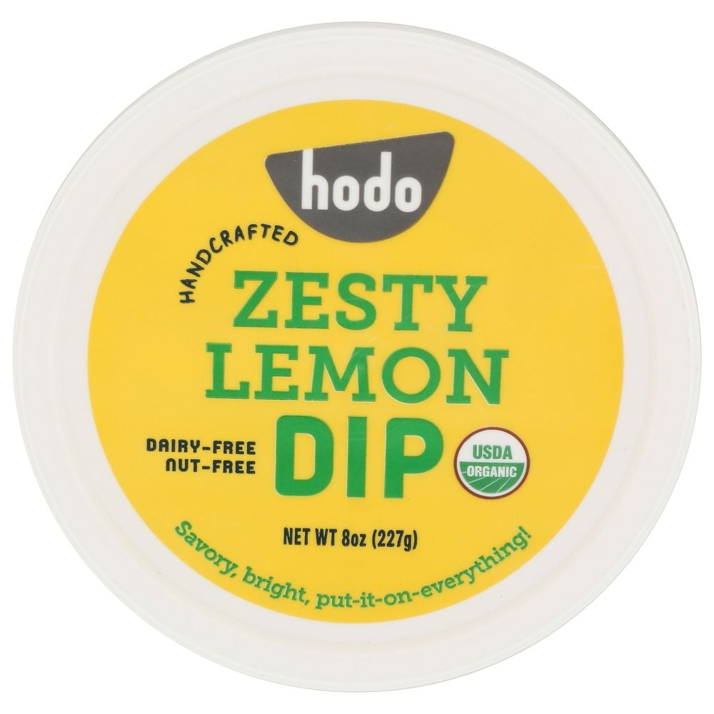 Hodo Organic Zesty Lemon Dip, 8 Ounce -- 6 per case