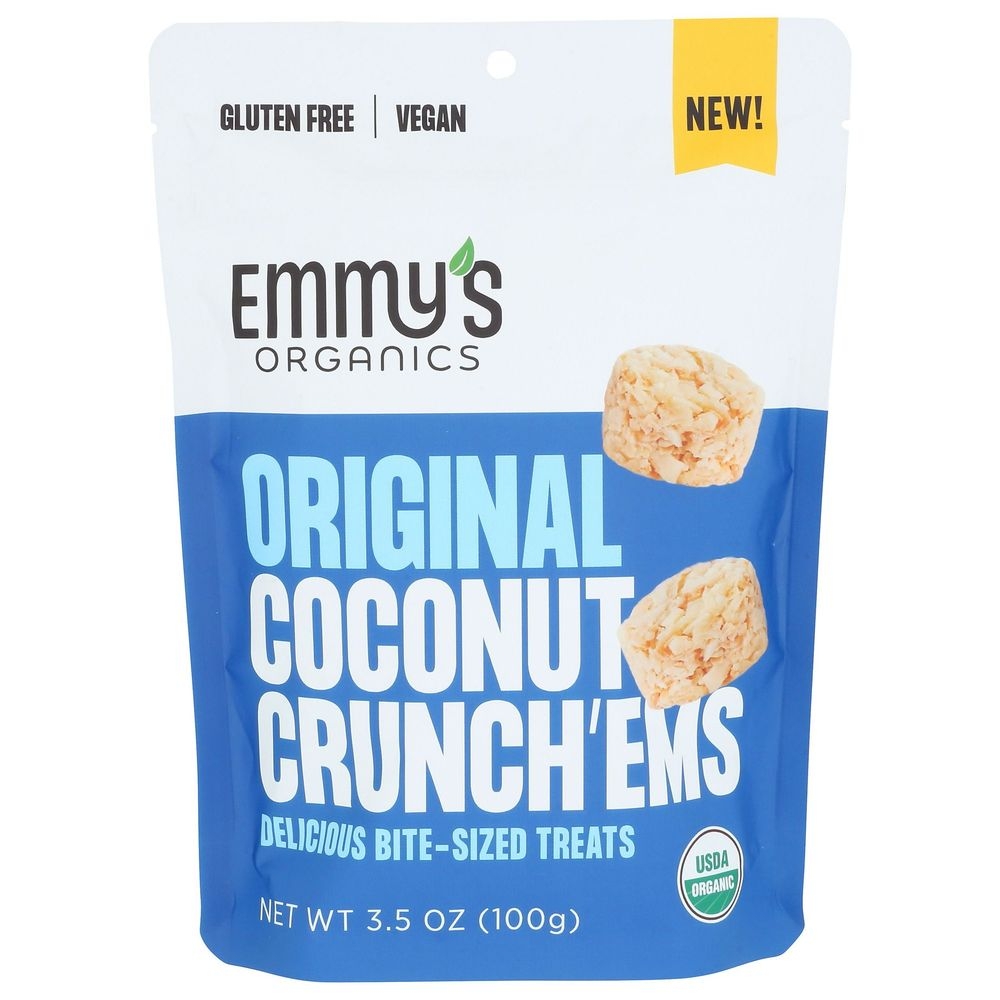 Emmys Organics Original Coconut Crunchems, 3.5 Ounce -- 6 per case