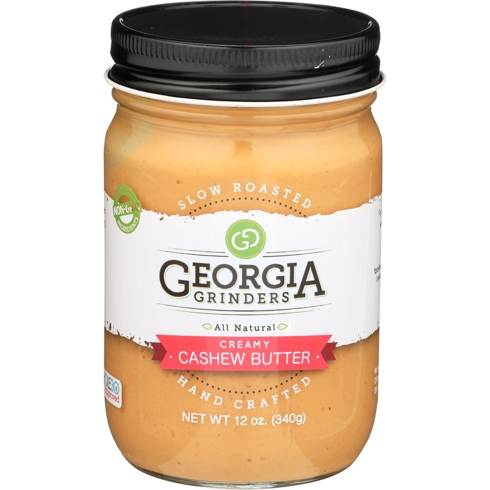 Georgia Grinders Creamy Cashew Butter, 12 Ounce -- 12 per case