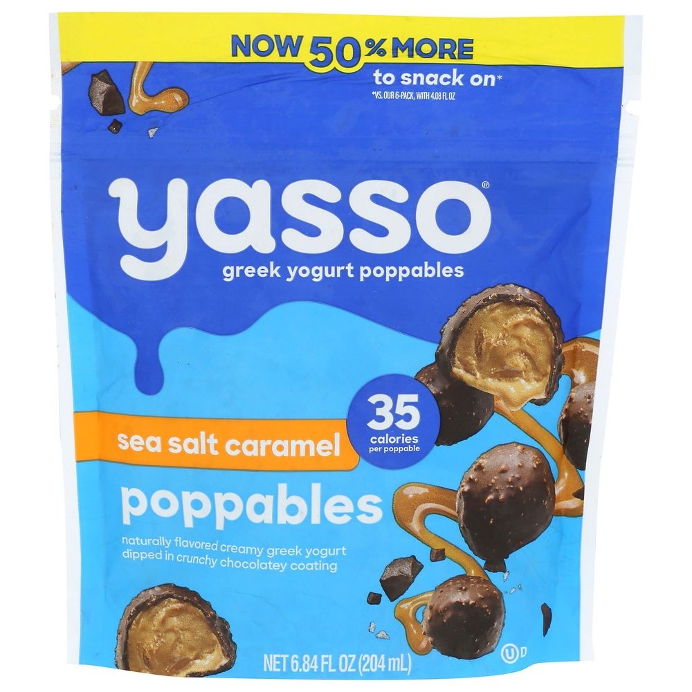 Yasso Sea Salt Caramel Greek Yogurt Poppables, 6.84 Ounce -- 10 per case