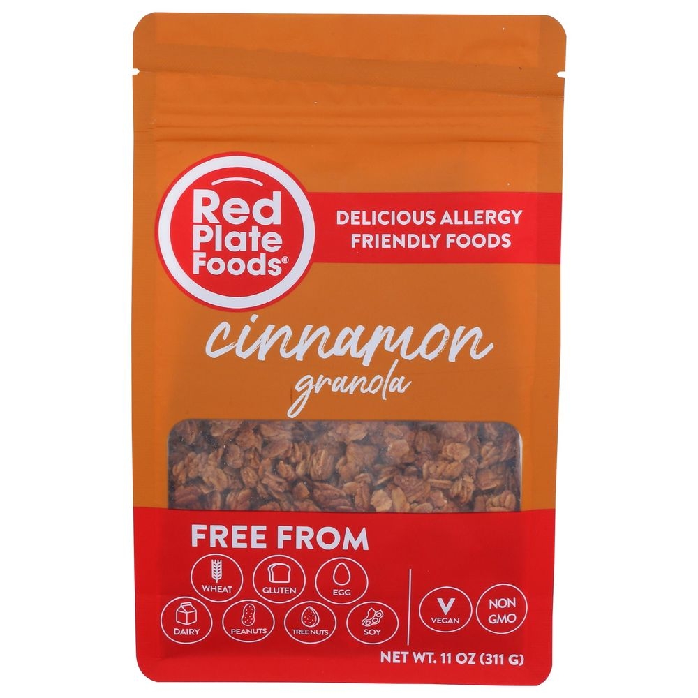 Red Plate Foods Gluten Free Cinnamon Granola, 11 Ounce -- 6 per case