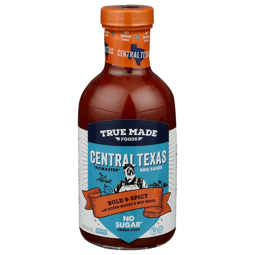 True Made Bold and Spicy Central Texas Bbq Sauce, 18 Ounce -- 6 per case