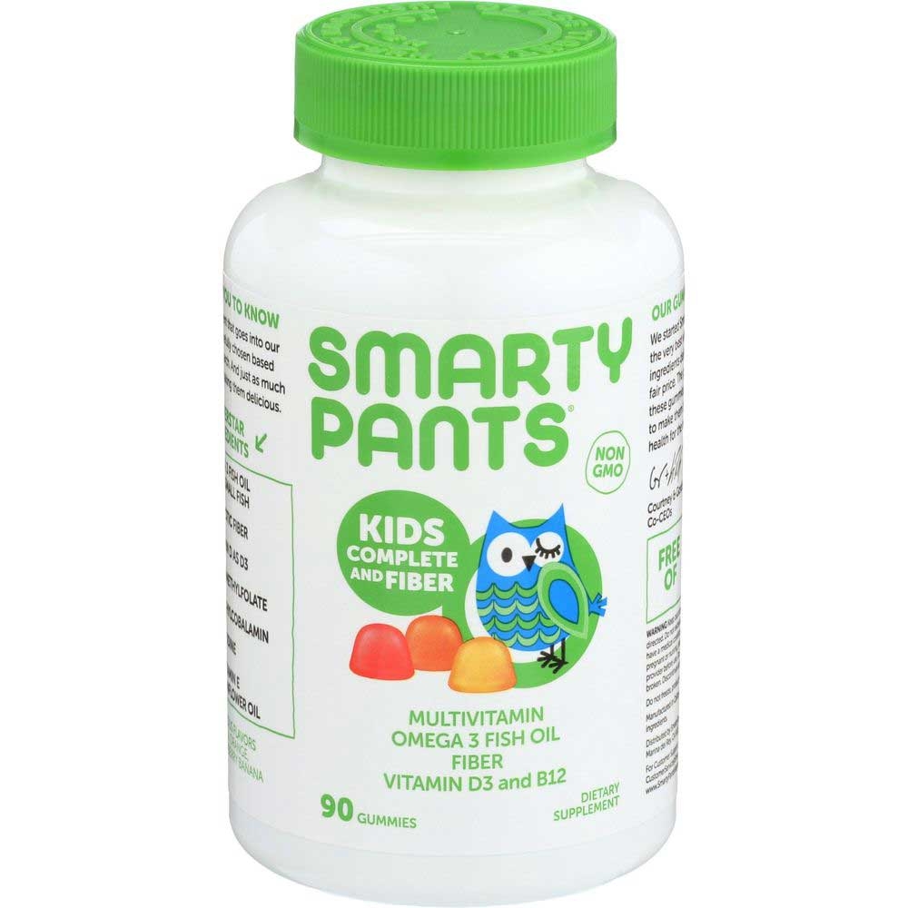 Smartypants Kids Complete and Fiber Multivitamin Gummies - 90 count per pack