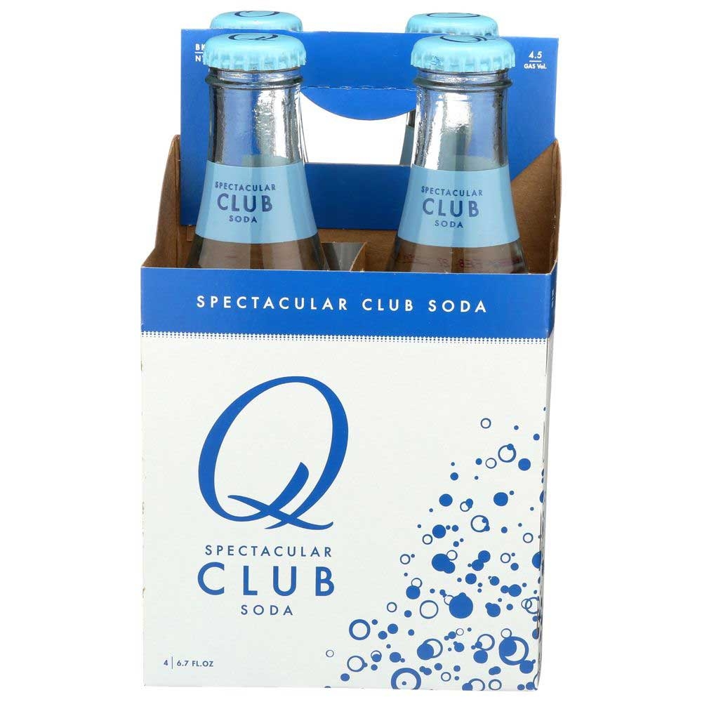 Q Spectacular Club Soda, 6.7 Fluid Ounce - 4 count per pack -- 6 packs per case
