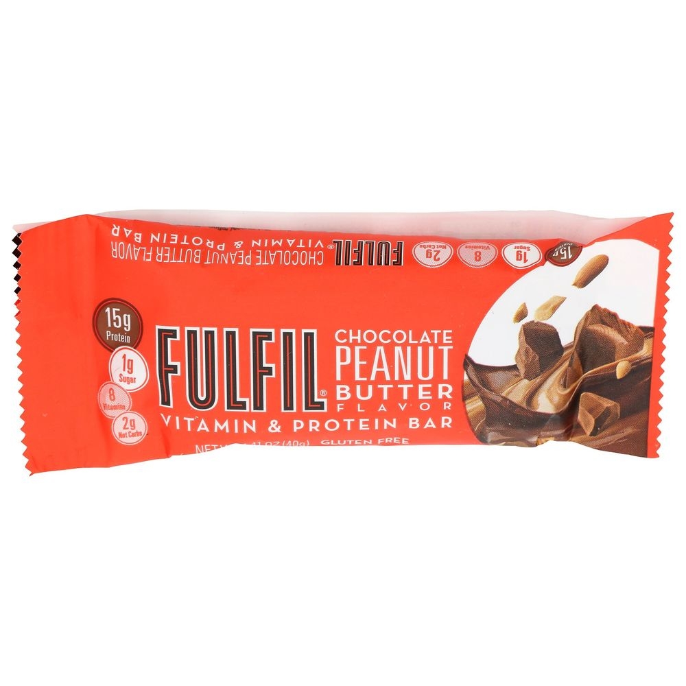 Fulfil Chocolate Peanut Butter Protein Bar, 1.41 Ounce -- 12 per case