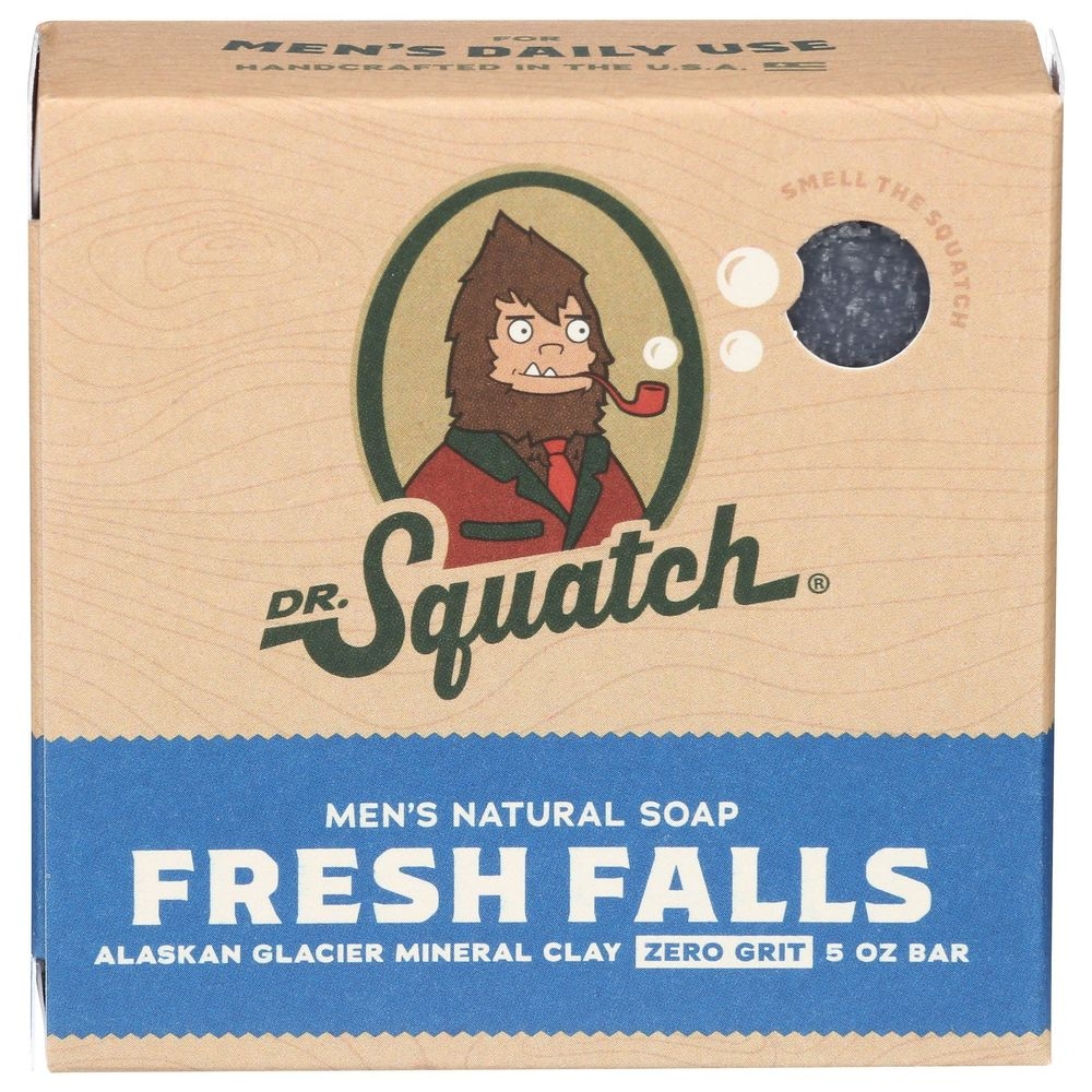 Dr. Squatch Fresh Falls Mens Natural Soap, 5 Ounce