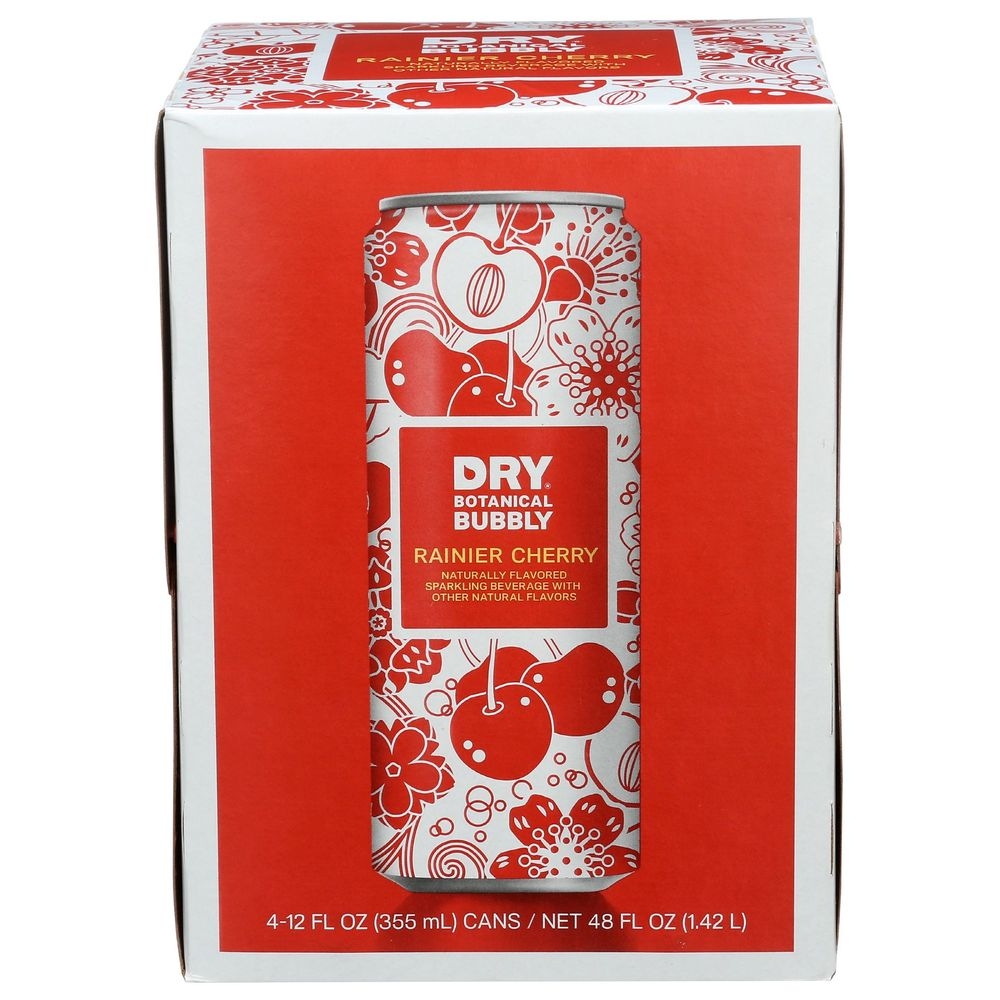 Dry Botanical Bubbly Rainier Cherry Sparkling Beverage, 48 Fluid Ounce -- 6 per case