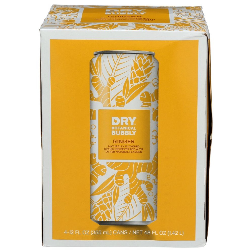 Dry Botanical Bubbly Ginger Sparkling Beverage, 48 Fluid Ounce -- 6 per case