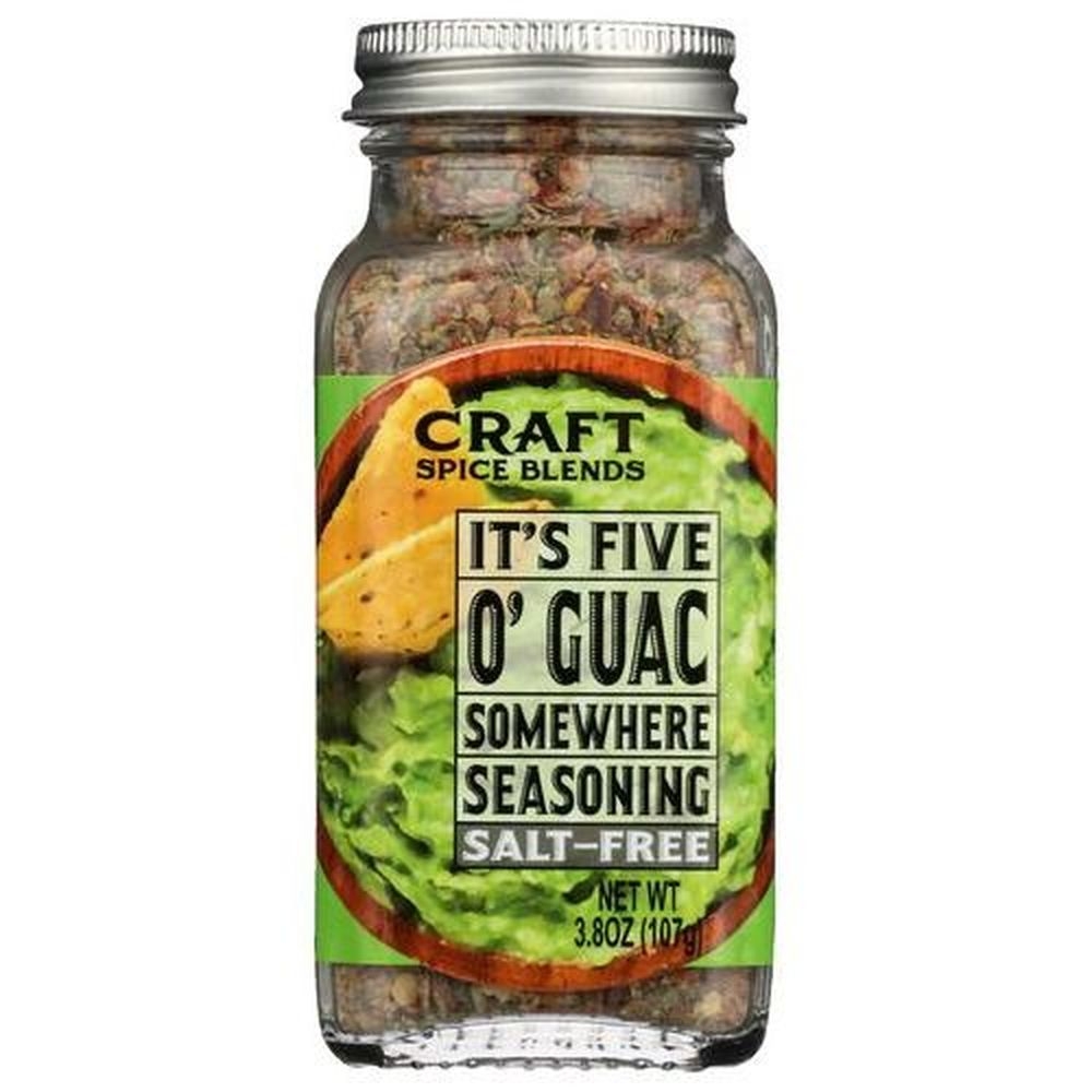Craft Spice Blends It's Five O Guac Somewhere Seasoning, 3.8 Ounce -- 6 per case