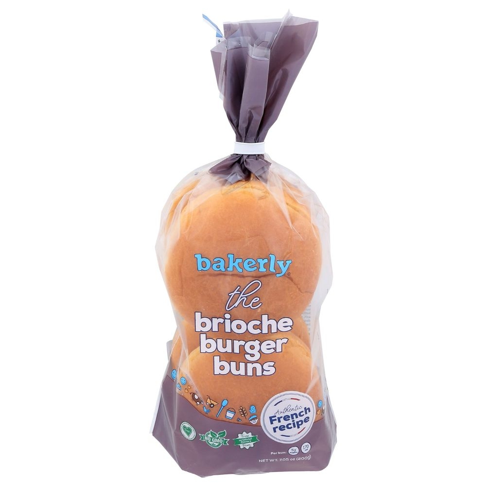 Bakerly The Brioche Burger Buns, 7.05 Ounce -- 18 per case