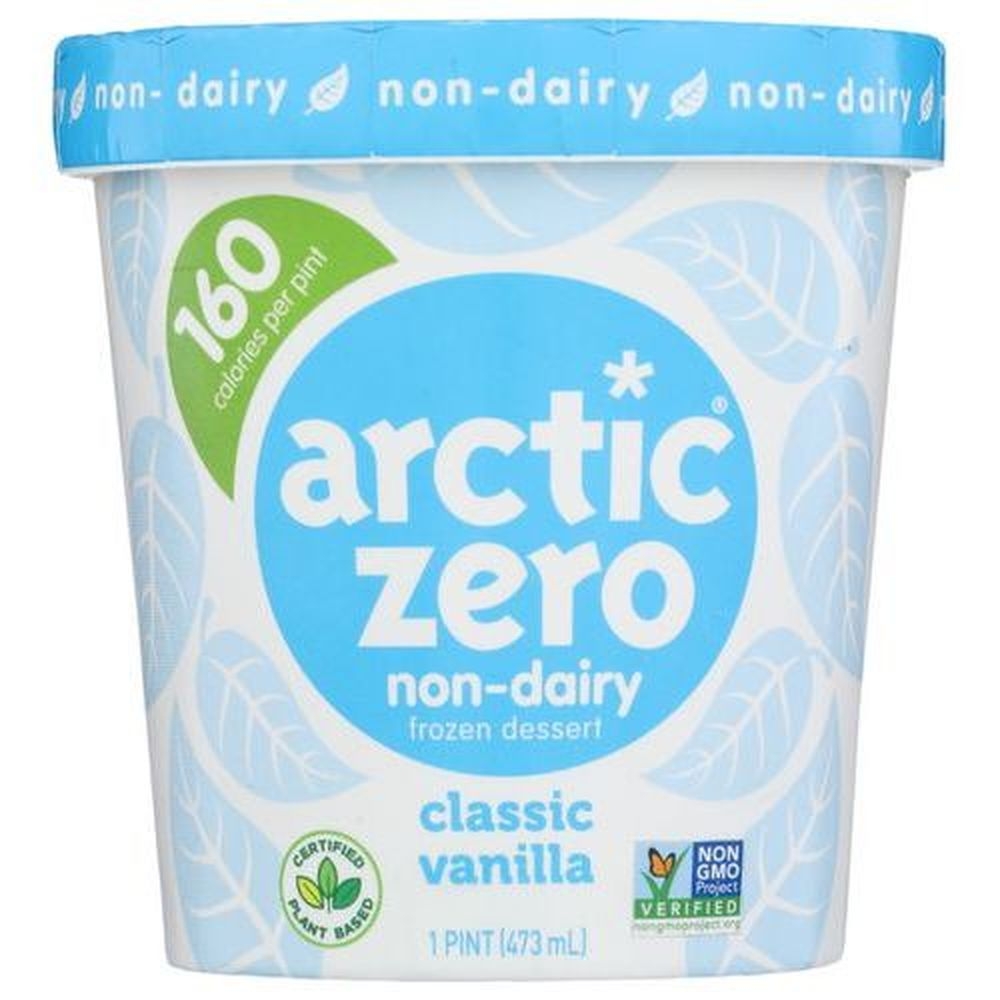 Arctic Zero Classic Vanilla Dairy Free Ice Cream, 1 Pint -- 8 per case