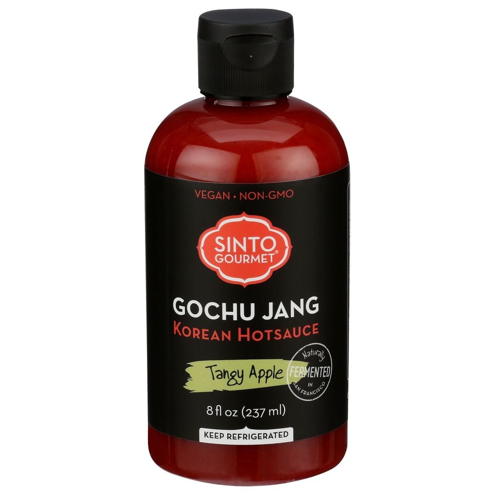 Sinto Gourmet Tangy Apple Korean Hot Sauce, 8 Fluid Ounce -- 6 per case