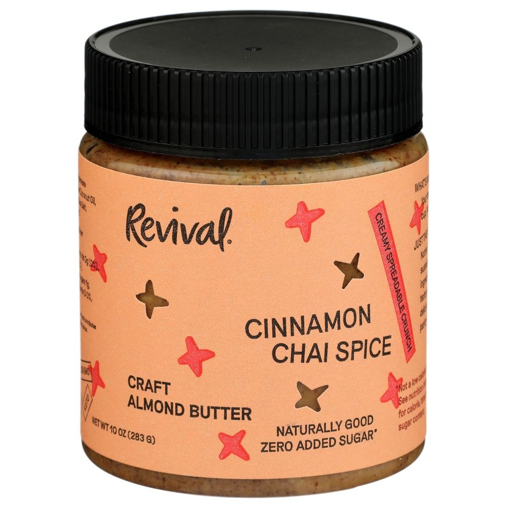 Revival Cinnamon Chai Spice Almond Butter, 10 Ounce -- 6 per case