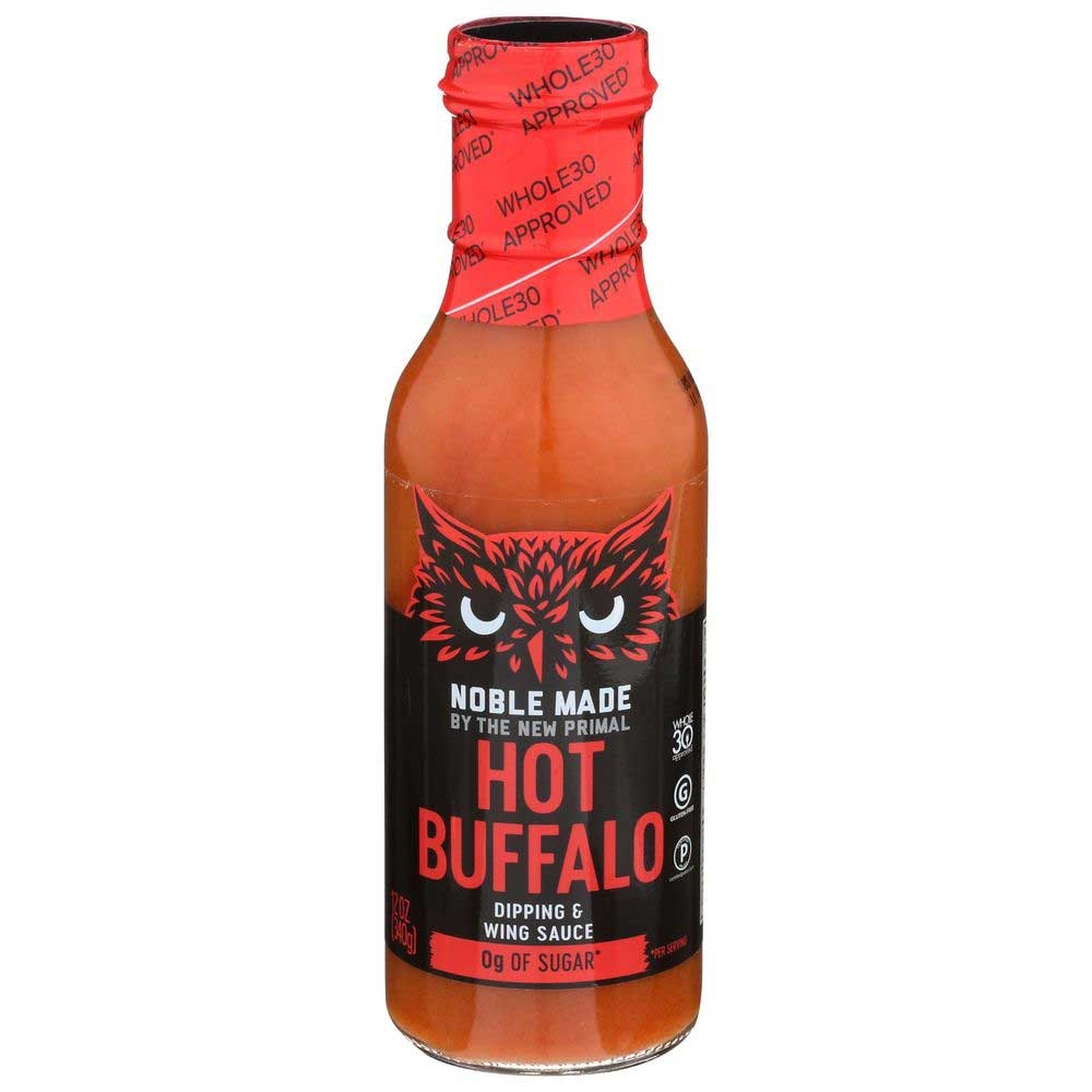 The New Primal Hot Buffalo Dipping and Wing Sauce, 12 Ounce -- 6 per case