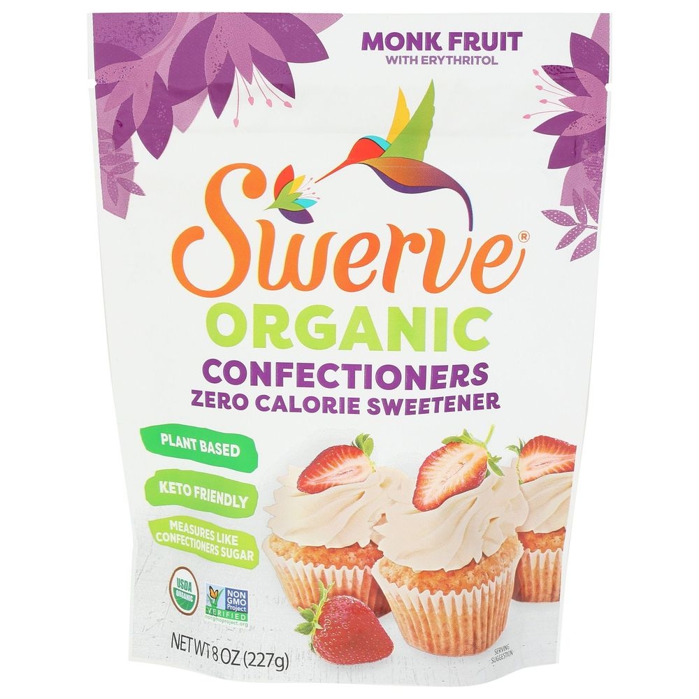Swerve Organic Confectioners Sweetener, 8 Ounce -- 8 per case