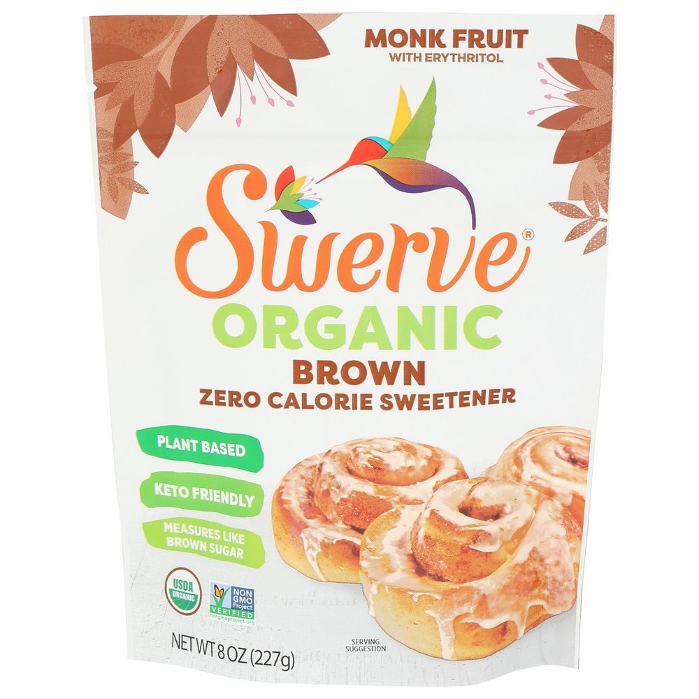 Swerve Organic Brown Sweetener, 8 Ounce -- 8 per case