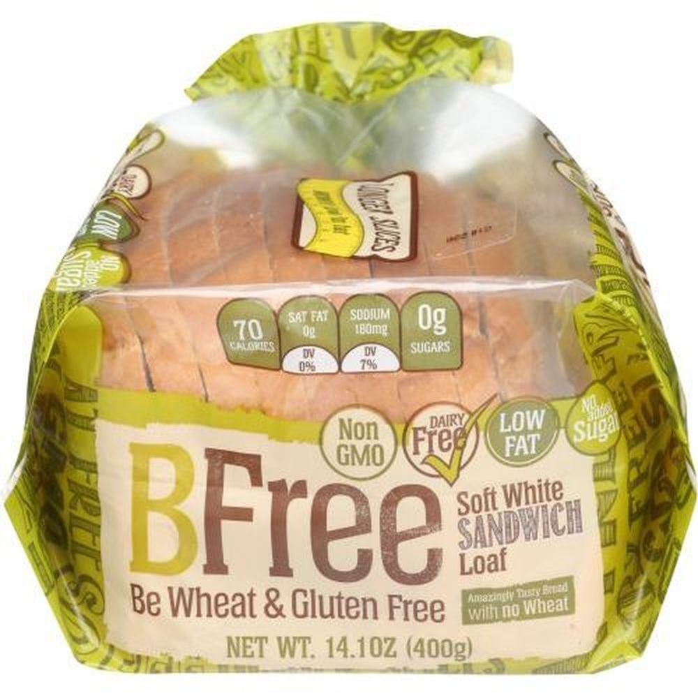 Bfree Soft White Sandwich Bread Loaf, 14.11 Ounce -- 6 per case
