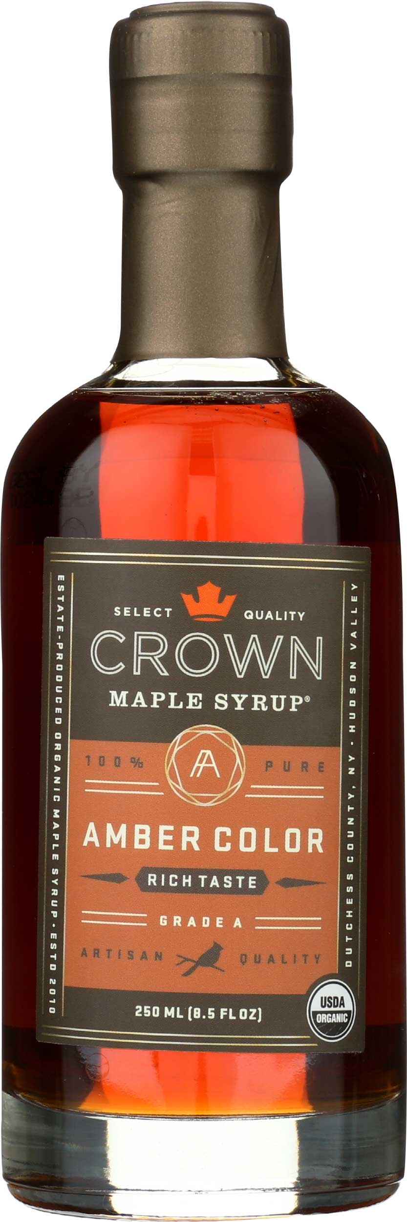 Crown Maple Amber Color and Rich Taste Maple Syrup, 8.5 Fluid Ounce -- 8 per case