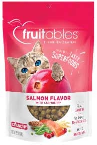 Fruitables Salmon and Cranberry Cat Treat, 2.5 Ounce -- 10 per case