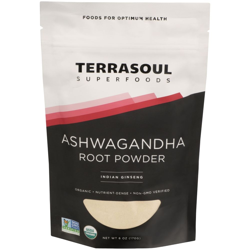 Terrasoul Superfoods Organic Ashwagandha Powder, 6 Ounce -- 4 per case