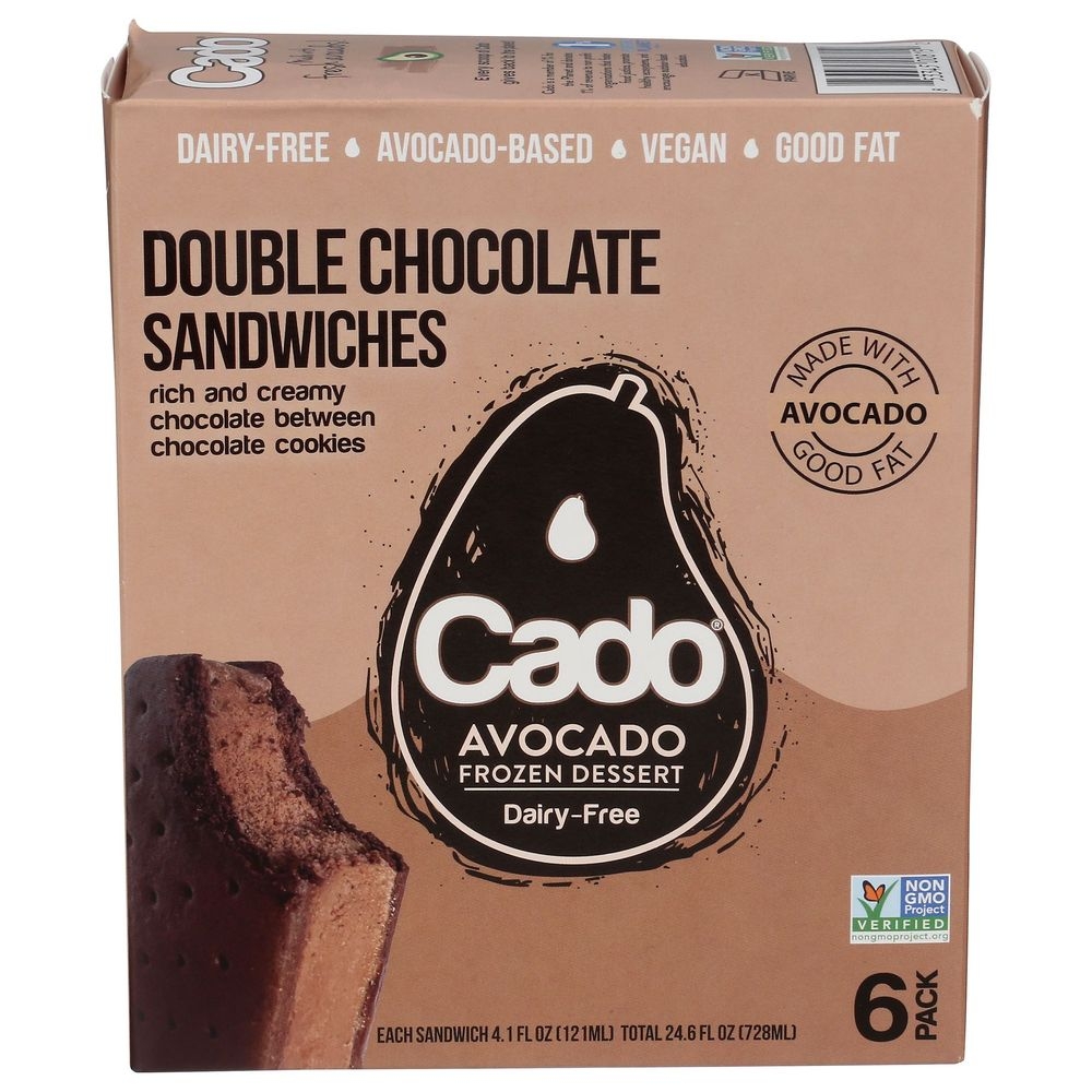 Cado Double Chocolate Sandwiches, 24.6 Ounce -- 6 per case