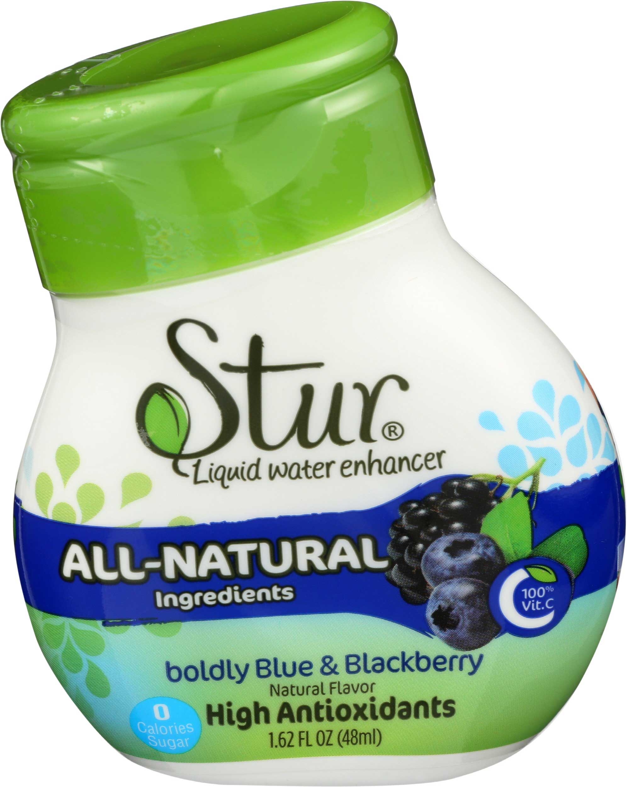 Stur Boldly Blue and Blackberry Liquid Water Enhancer, 1.62 Fluid Ounce -- 6 per case