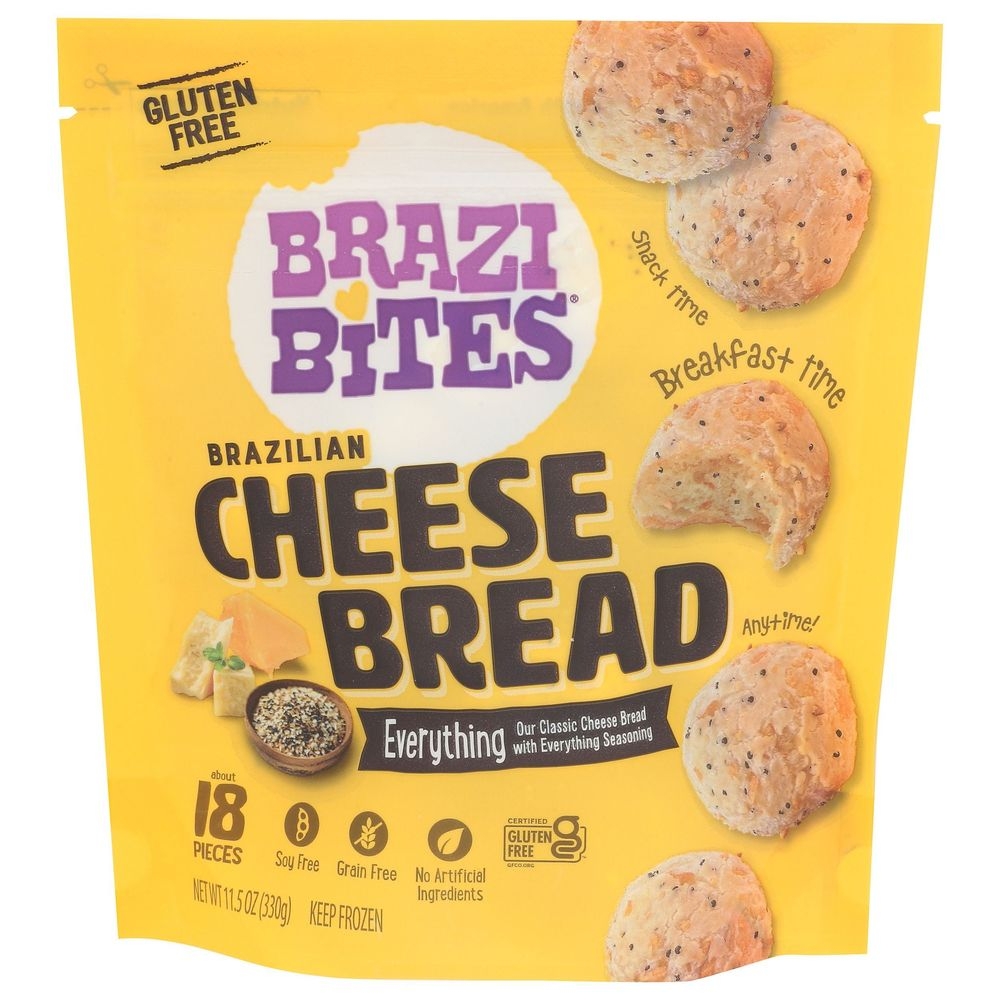 Brazi Bites Everything Cheese Bread, 11.5 Ounce -- 8 per case
