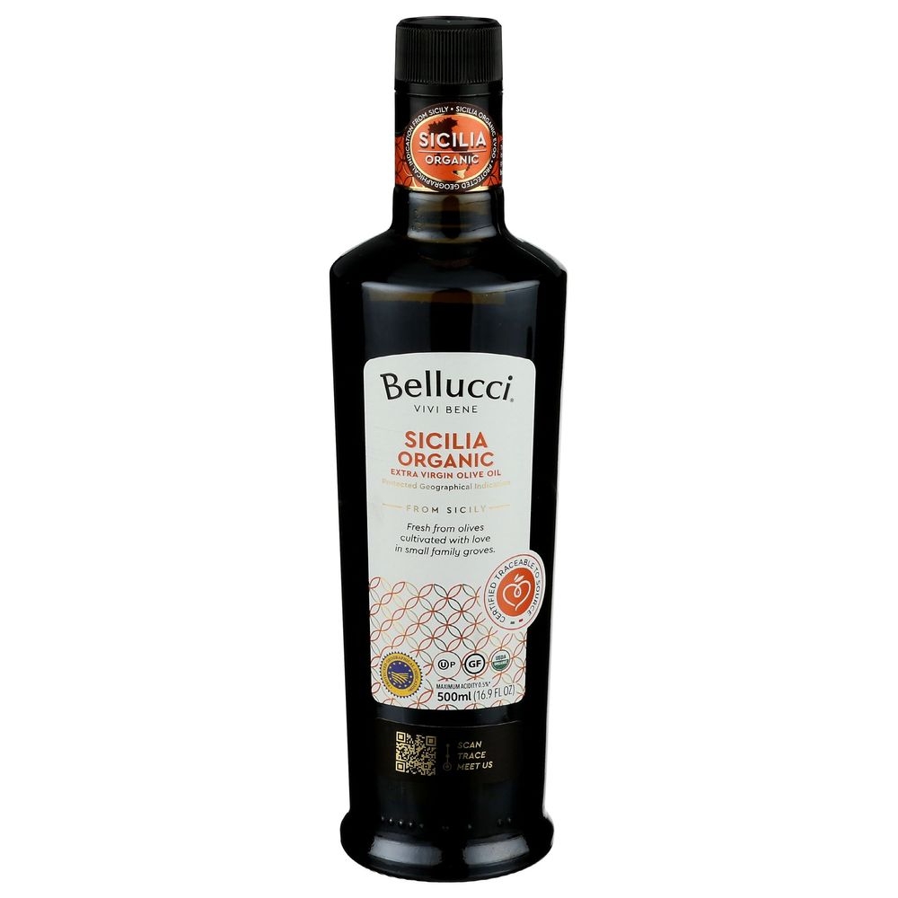 Bellucci Premium Sicily Extra Virgin Olive Oil, 500 Milliliter -- 6 per case