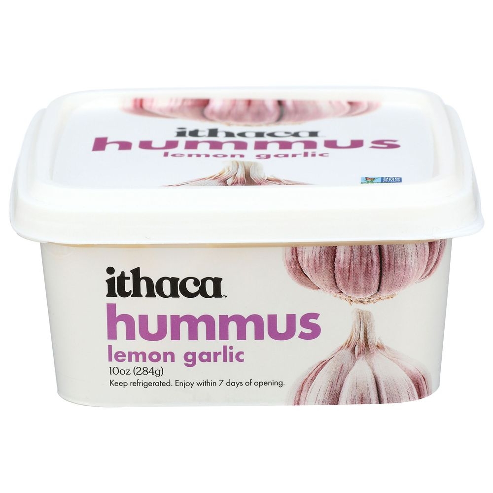 Ithaca Lemon Garlic Hummus, 10 Ounce -- 6 per case