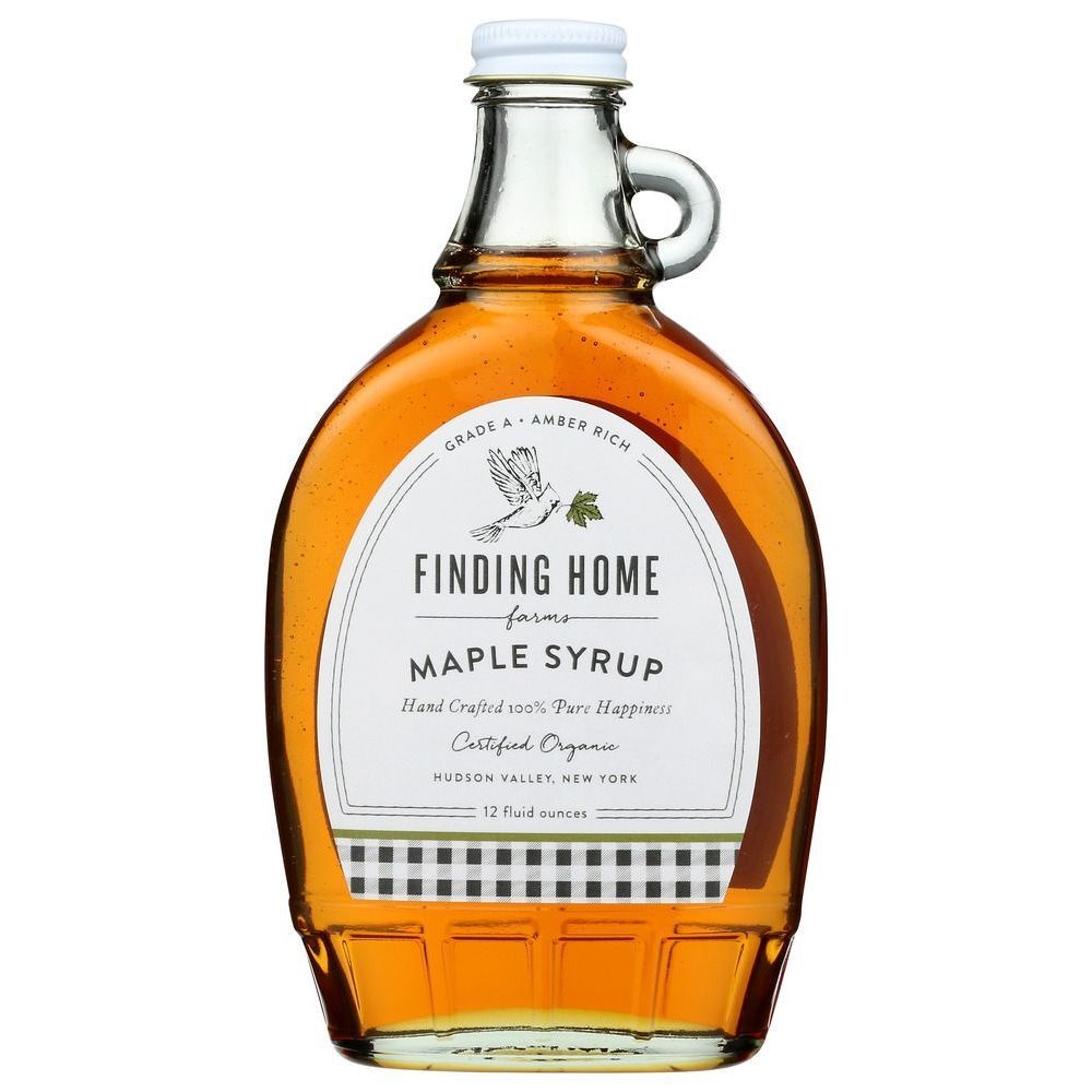 Finding Home Farms Organic Maple Syrup, 12 Fluid Ounce Bottle -- 6 per case