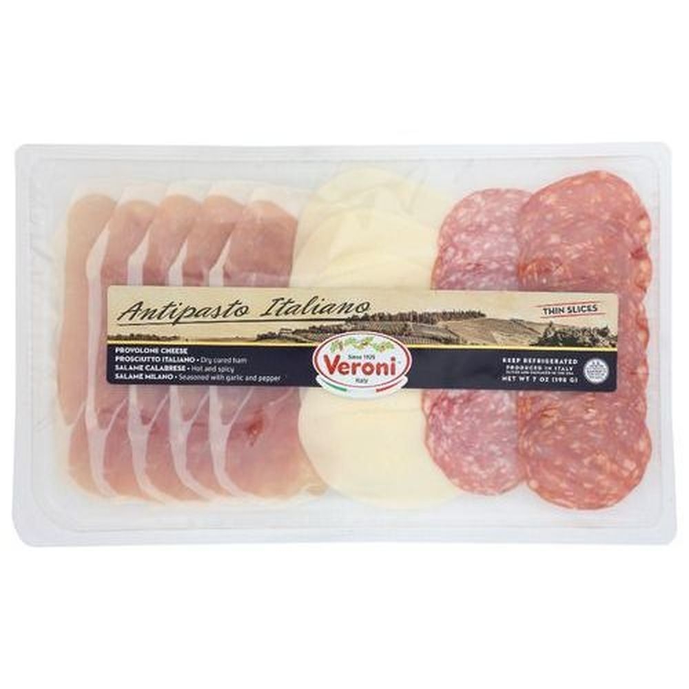 Veroni Antipasto Italiano - Mega Tray, 7 Ounce -- 10 per case