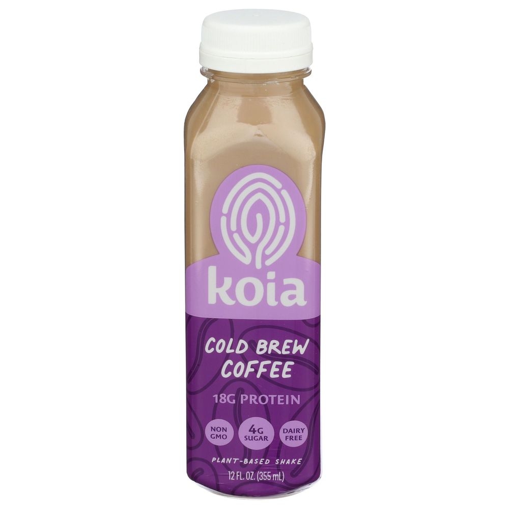 Koia Cold Brew Coffee Protein Shake, 12 Fluid Ounce -- 6 per case