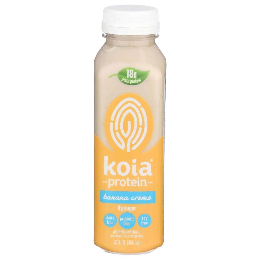 Koia Banana Creme Protein Shake, 12 Fluid Ounce -- 6 per case