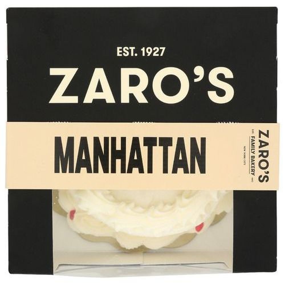Zaros Family Bakery Manhattan Cake, 15.2 Ounce -- 8 per case