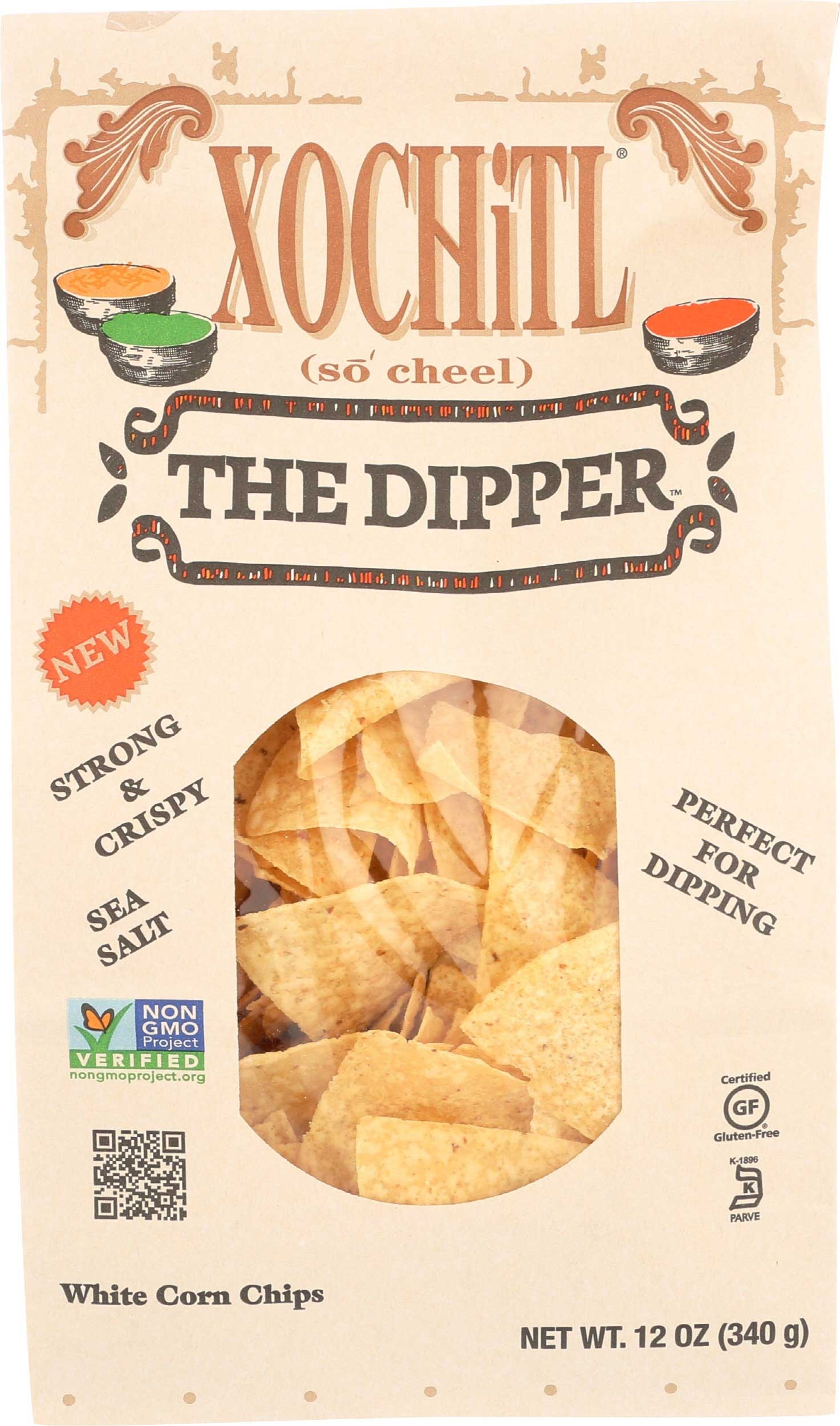Xochitl The Dipper Corn Chips, 12 Ounce -- 10 per case