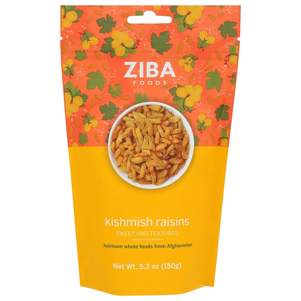 Ziba Foods Sweet and Textured Kishmish Raisins, 5.3 Ounce -- 6 per case